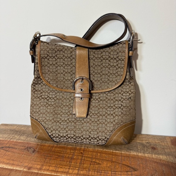 Brown Coach Vintage Designer Convertible Bag - Picture 1 of 10